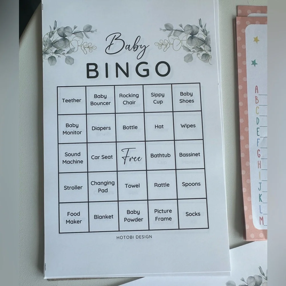 Baby Shower game leftovers
